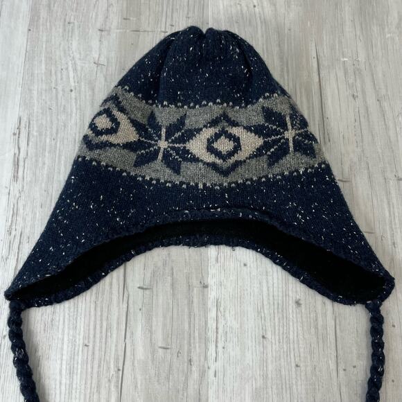 Dorfman Pacific Wool Blend Tassel Warm Ski Snow Hat - Picture 2 of 9